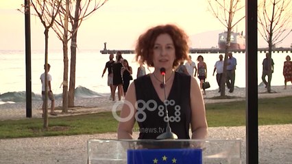 Ora News - Vlahutin emocionohet në Lungomare: Projekti më i bukur i mbështetur nga BE