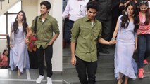 Jhanvi Kapoor & Ishaan Khatter spotted Holding Hands at Dhadak Press Conference | FilmiBeat