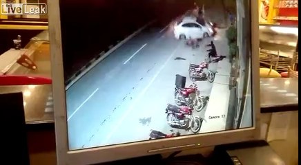 Man sitting on the road hit, killed by car