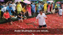 Chine: avaler 50 piments en une minute...