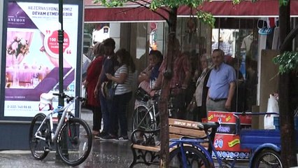 Eskişehir sağanak yağmura teslim oldu