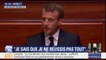 Macron devant le Congrès: "Je recevrai les 100 premières entreprises françaises durant ce mois afin de solliciter leur engagement dans les défis qui nous attendent"