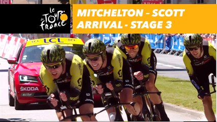 Mitchelton - Scott arrival - Étape 3 / Stage 3 - Tour de France 2018