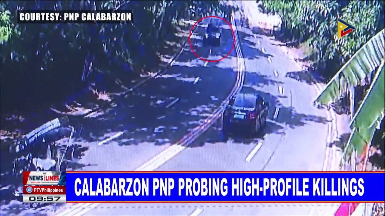 NEWS: Calabarzon PNP probing high-profile ordered