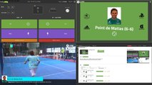 Game for Matias Francisco (1-1/1-0) - P4d3! Vs Super Padel - 09/07/18 15:34 - ReadyPadelOne - Easy Live Office EasyLive