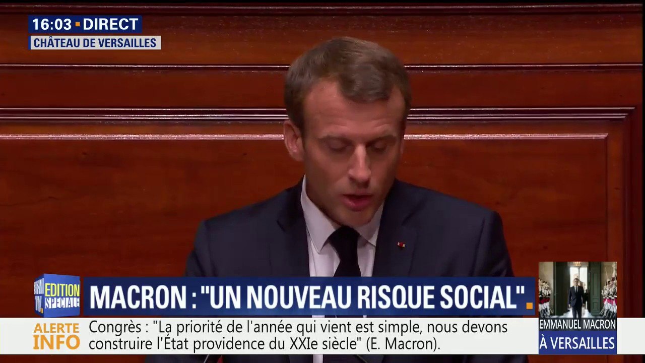 Macron sur la dépendance: "Ce que nous avons vu ces dernières années émerger, c'est un nouveau risque social"