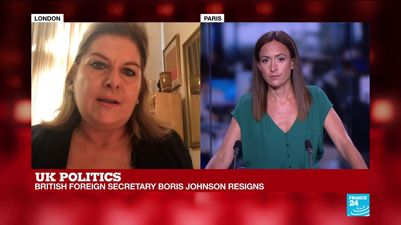 British Foreign Secretary Boris Johnson resigns