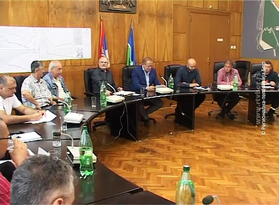 Održana sednica Opštinskog štaba za vanredene situacije, 9. jul 2018. (RTV Bor)