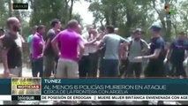 Atacan y matan a seis policías tunecinos en la frontera con Argelia