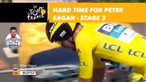 Hard time for Peter Sagan - Étape 3 / Stage 3 - Tour de France 2018
