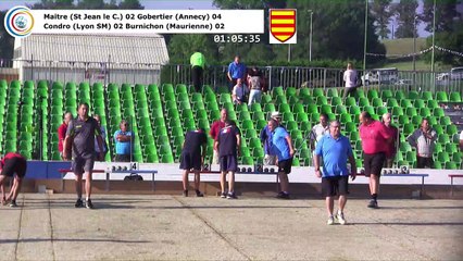 Premières parties de poules M1, France Doubles, Chalamont  2018