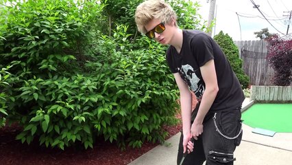 Weirdest MINI GOLF Hole in One EVER!