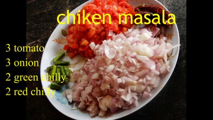 Easy way to make chicken masala