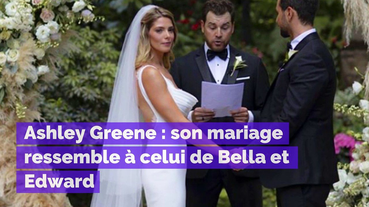 Le mariage d'Ashley Greene était digne de Twilight