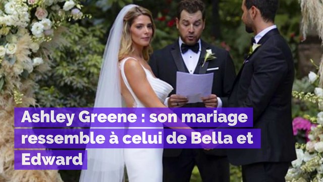 Le mariage d'Ashley Greene était digne de Twilight