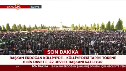Külliye'de tarihi tören başladı