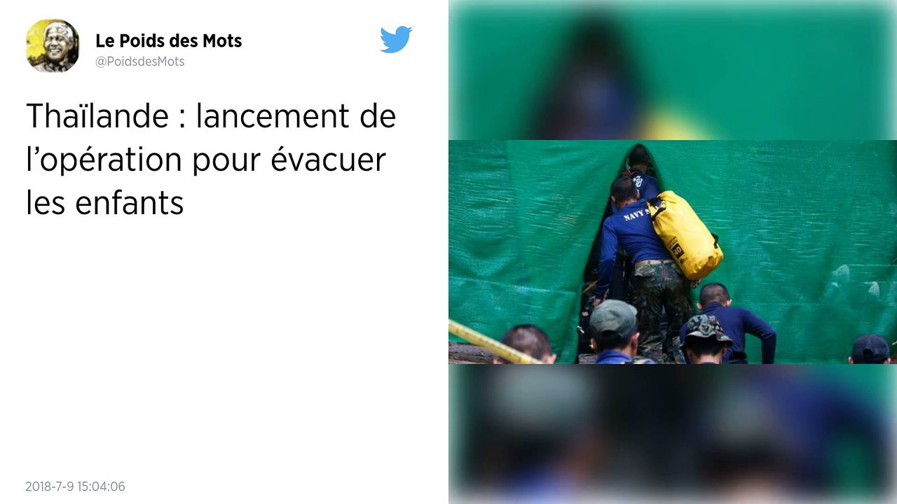 Thaïlande. Huit adolescents déjà sortis de la grotte.