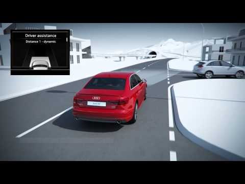 Audi A4 - Animation predictive efficiency assistant with ACC | AutoMotoTV