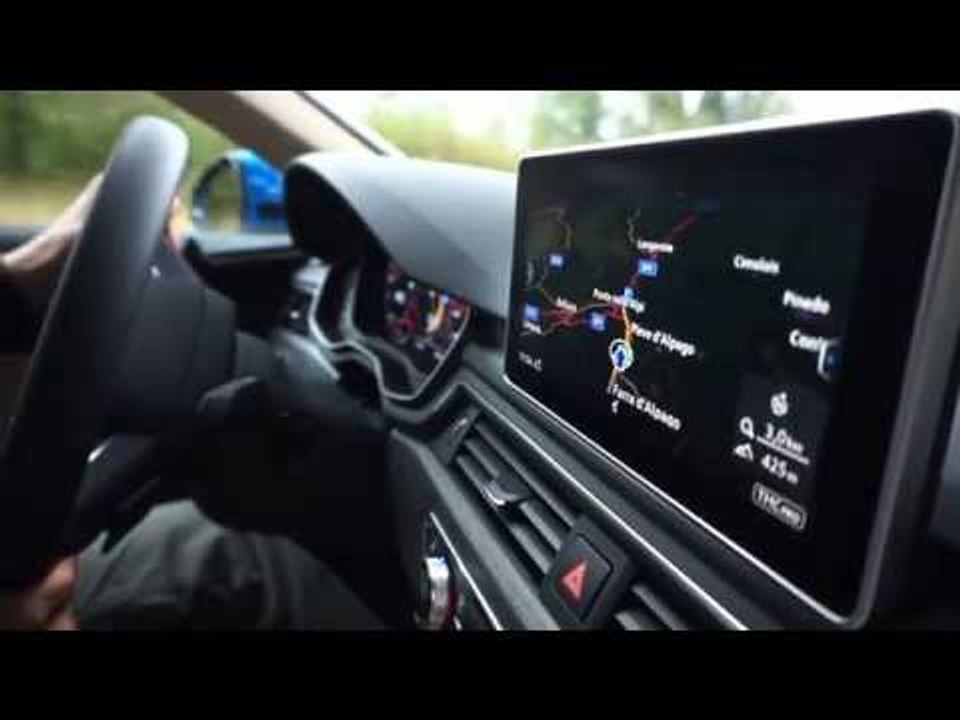 The New Audi A4 - Driving Video - Mounted camer...