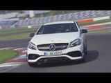 The new Mercedes-AMG A 45 4MATIC Cirrus White - Racetrack Driving Video | AutoMotoTV