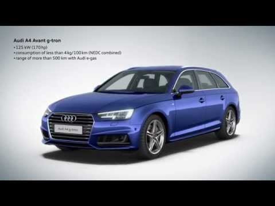 Audi A4 Avant g-tron with Audi e-gas - Animation | AutoMotoTV