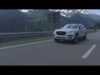 The all-new Jaguar F-PACE - Driving Video in Glacier White 3 | AutoMotoTV