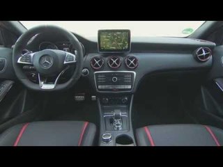 The new Mercedes-AMG A 45 4MATIC Cirrus White - Racetrack Interior Design Trailer | AutoMotoTV