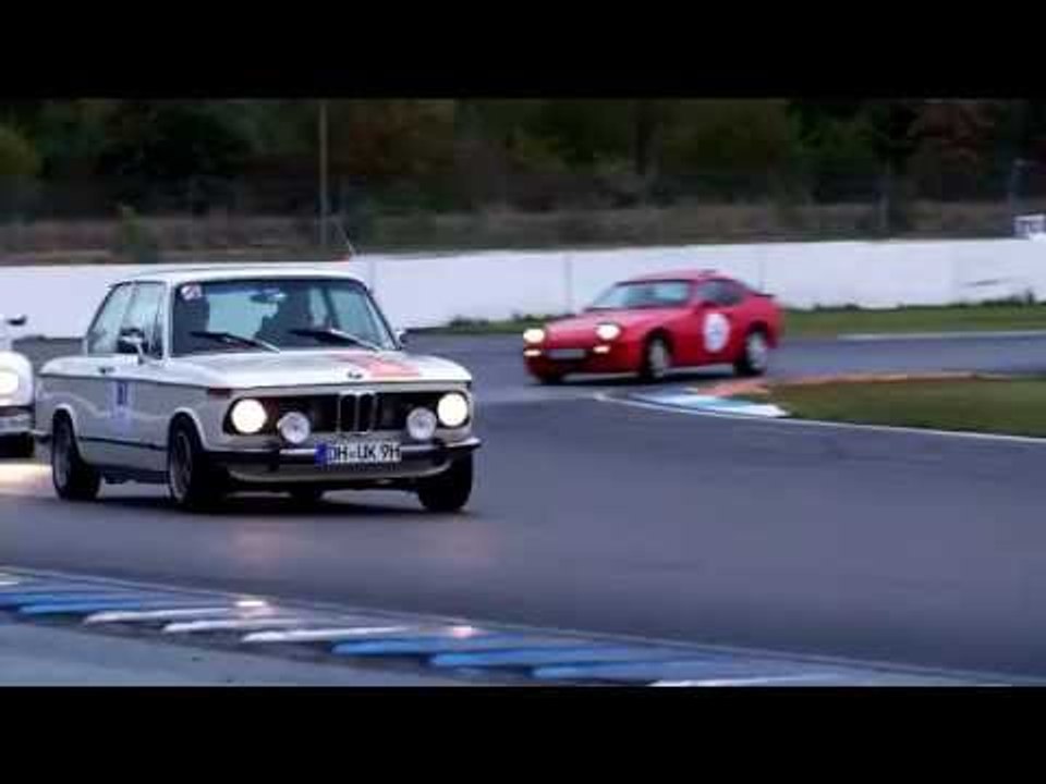 BMW rally participants driving in Creme21 Youngtimer Rallye 2015 | AutoMotoTV