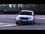 SKODA Octavia RS 230 on the race track Driving Video | AutoMotoTV