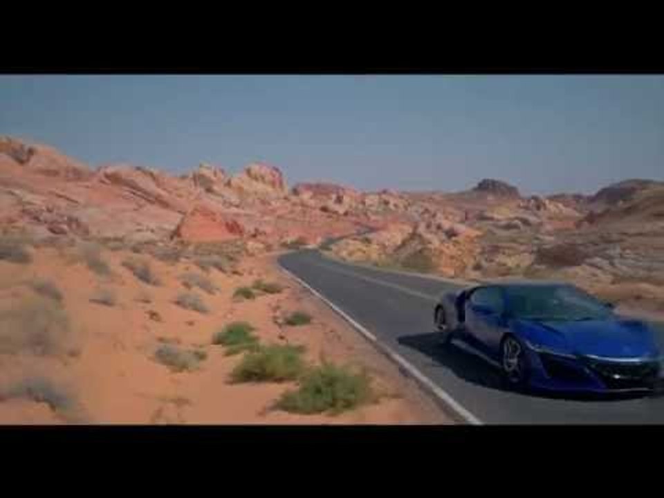 2017 Acura NSX - Driving Video in Blue - Areals...