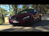 Mercedes C 300 Coupé in Red metallic - Driving Event Costa del Sol Driving Video | AutoMotoTV