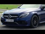 Mercedes-AMG C 63 S Coupé in Brillant blue - Race Track Design | AutoMotoTV