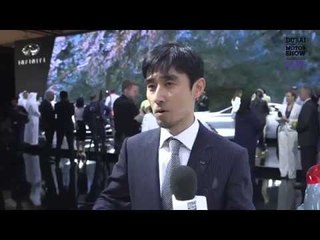 Infiniti at Dubai Motor Show 2015 with Taisuke Nakamura | AutoMotoTV