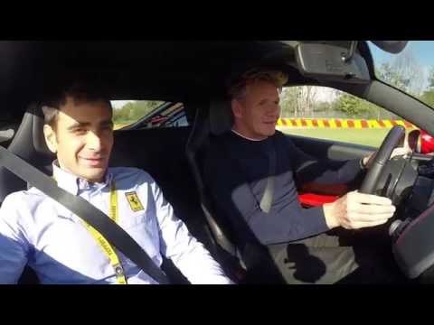 Ferrari - Gordon Ramsay, the British chef visits Ferrari | AutoMotoTV