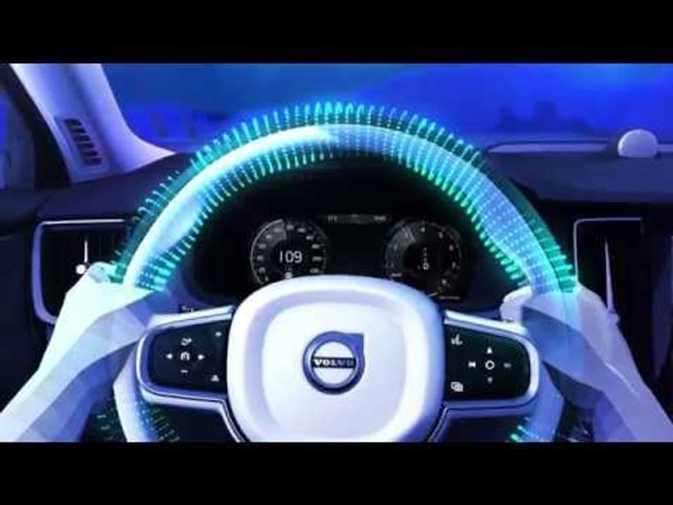 2016 Volvo S90 - Pilot Assist Animation | AutoMotoTV