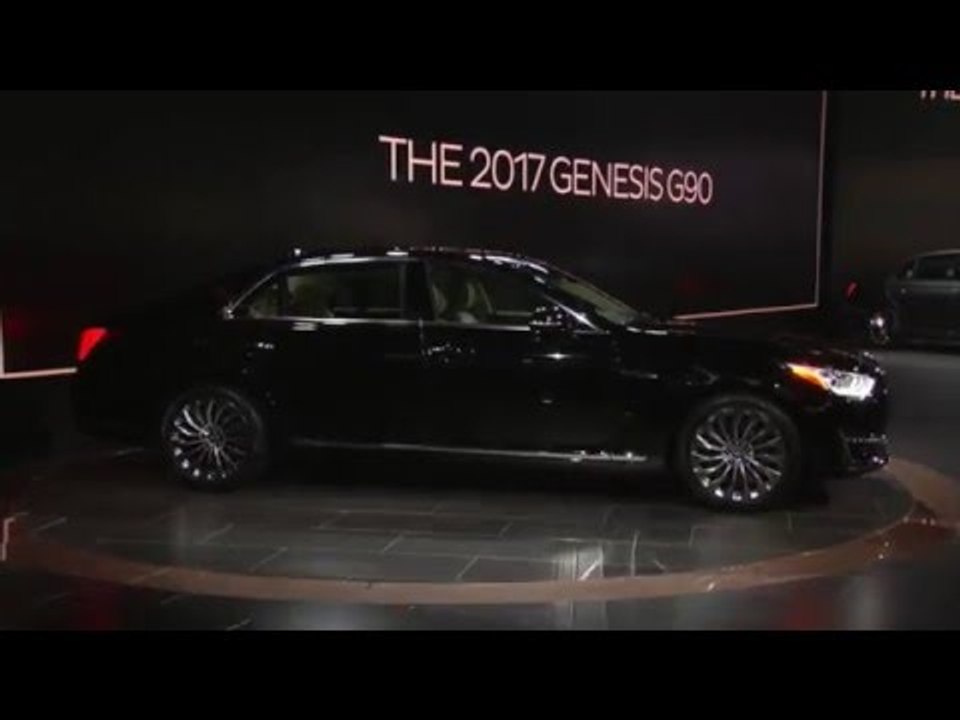 2017 Hyundai Genesis G90 Reveal at 2016 NAIAS Detroit | AutoMotoTV