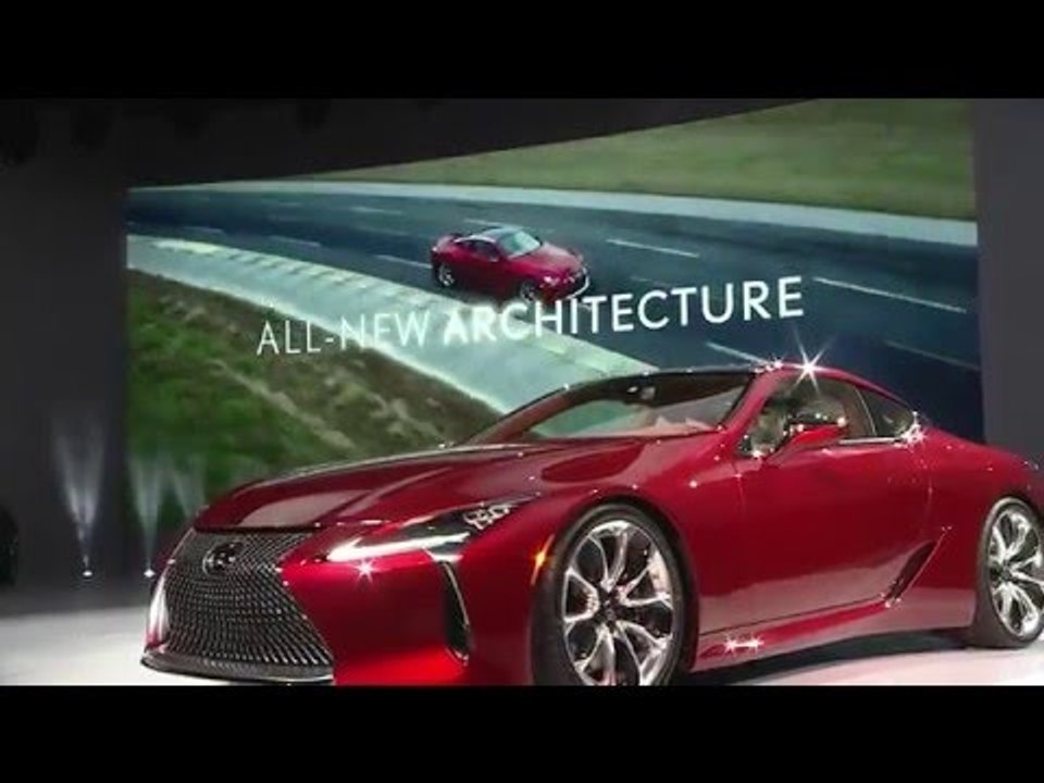 2016 NAIAS - Lexus LC 500 Reveal | AutoMotoTV