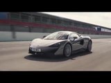 McLaren 570S Coupe - Blade Silver Driving Video on the Track | AutoMotoTV