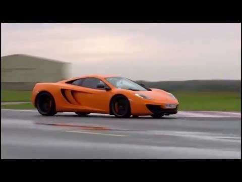 McLaren 12C Spider in Orange on the Track | AutoMotoTV
