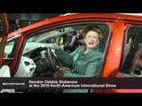 2017 Chevrolet Bolt EV - Interview Senator Debbie Stabenow, at the 2016 NAIAS | AutoMotoTV