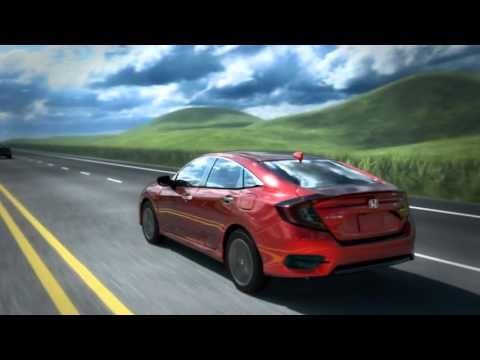 2016 Honda Civic Collision Mitigation Braking System (CMBS) | AutoMotoTV