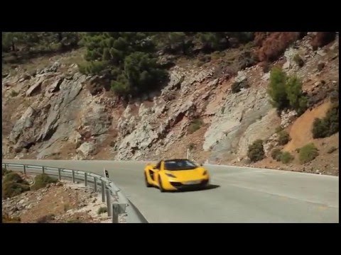MCLaren MP4 12C Spider Driving in Ascari | AutoMotoTV