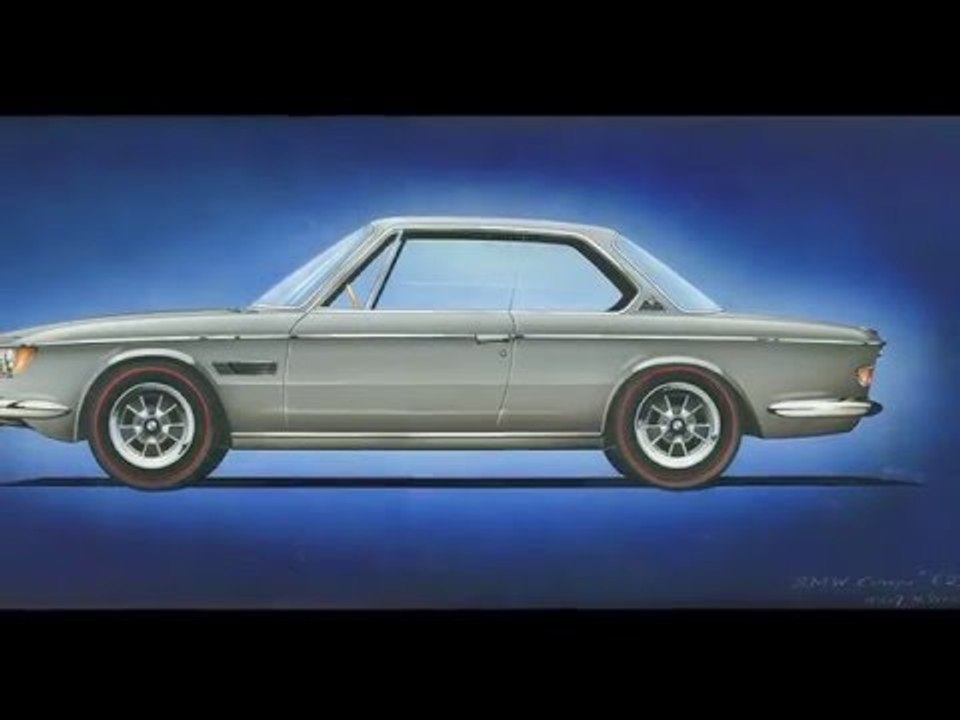 BMW Meilenstein 3 BMW 3.0 CS, BMW 3.0 CSi, 3.0 CSL, 2800 CS - Design Sketch | AutoMotoTV
