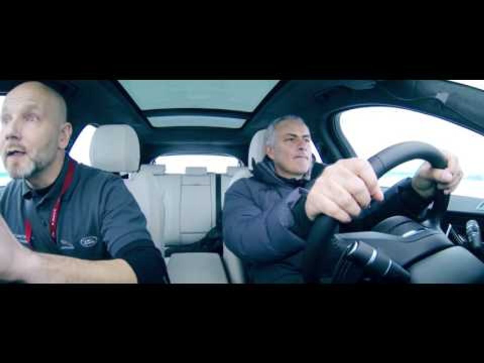 The Frozen One - Jose Mourinho drives on ice in new Jaguar F-PACE | AutoMotoTV