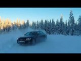 Audi A4 quattro on ice | AutoMotoTV