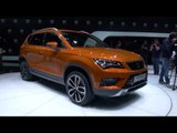 SEAT presents at Geneva Mator Show 2016 the new SEAT ATECA | AutoMotoTV