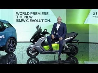 World Premiere the new BMW C Evolution at Paris Motor Show 2016 | AutoMotoTV