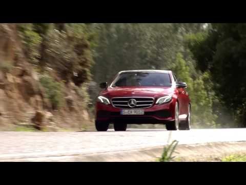 Mercedes Benz E 300 AVANTGARDE with Night package in Red Metallic Driving Video Trailer | AutoMotoTV