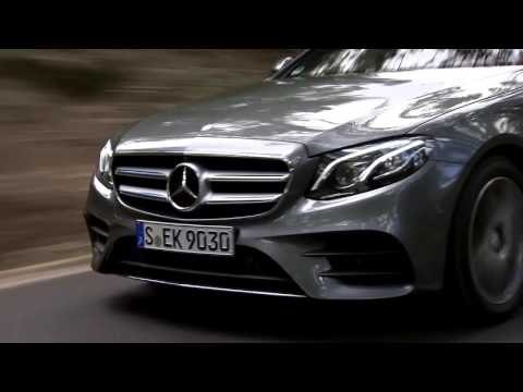 Mercedes Benz E 400 4MATIC AMG Line in Selenite Grey Driving Video Trailer | AutoMotoTV