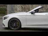 The New Mercedes-AMG S 63 4MATIC Cabriolet - Exterior Design in Cashmere White Magno | AutoMotoTV